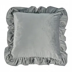 Housse de coussin - Ruffled (gris)