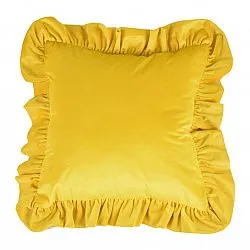 Housse de coussin - Ruffled (jaune)