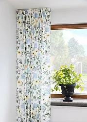 Rideaux - Rideau en coton Dahlia (bleu)