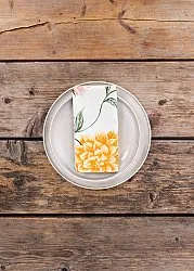 Serviettes de table en tissu - lot de 4 Dahlia (orange)