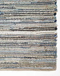 Tapis patchwork - Darsi (bleu/beige)