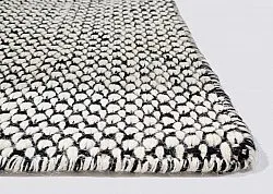Tapis en laine - Delly (noir/blanc)