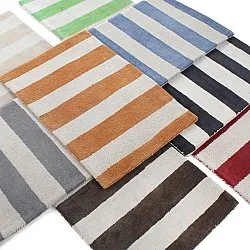 Tapis d’entrée - Maida (bordeaux/beige)