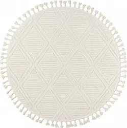 Tapis rond - Dover (blanc cassé)