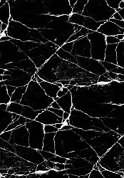 Tapis Wilton - Vieste (noir/blanc)