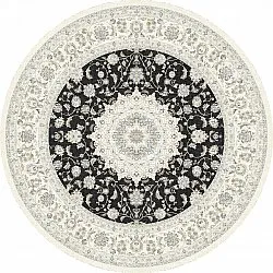 Tapis rond - Arabella (noir)