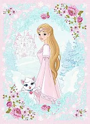 Tapis enfant - Fairytale (rose/multi)