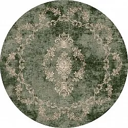 Tapis rond - Taknis (vert)