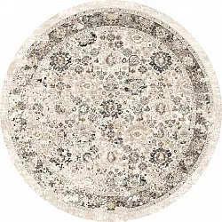 Tapis rond - Toujane (gris)
