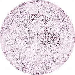 Tapis rond - Denizli (rose)