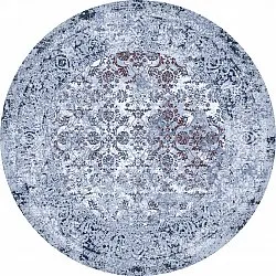 Tapis rond - Denizli (bleu foncé)