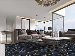 Tapis Wilton - Remy (bleu foncé)