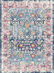 Tapis Wilton - Bouhjar (bleu/rose/multicolore)