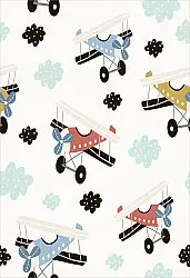 Tapis enfant - Voyage en avion (multi)