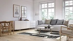 Tapis Wilton - Suki (beige/noir)