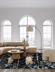 Tapis Wilton - Nyx (noir/multi)