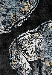 Tapis Wilton - Tamsim (noir/multi)