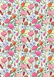Tapis Wilton - Lois (rose/multicolore)