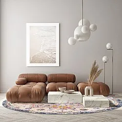 Tapis rond - Lamta (multicolore)