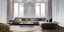 Tapis rond - Zarzi (beige)