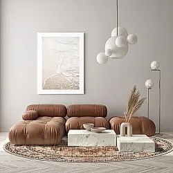 Tapis rond - Siliana (beige)