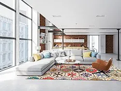 Tapis Wilton - Kulu (multicolore)