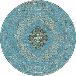 Tapis rond - Lainey (bleu)
