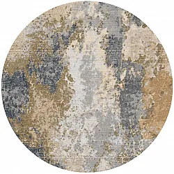 Tapis rond - Travale (gris/multicolore)