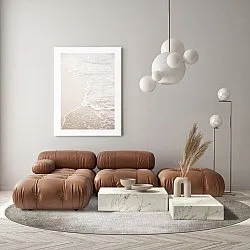Tapis rond - Riano (gris)