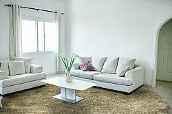 Tapis rond - Taberno (gris/beige)