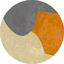 Tapis rond - Lazio (gris/multicolore)