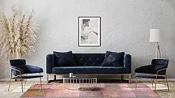 Tapis Wilton - Cicoria (rose/violet)