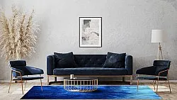 Tapis Wilton - Cargese (bleu)