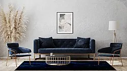Tapis Wilton - Zuani (bleu foncé)