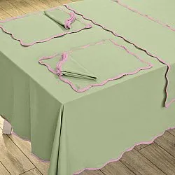 Nappe en coton Yrsa (vert)