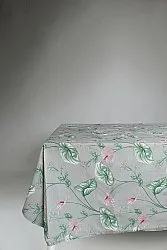 Nappe en coton Adella (vert/violet)