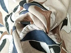 Nappe en coton Amalie (gris/bleu)