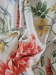 Nappe en coton Dahlia (rouge)