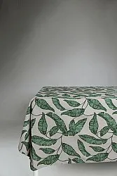 Nappe en coton Leaves (vert)