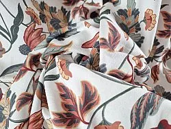 Nappe en coton Mathilde (rouille)