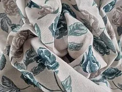 Nappe en coton Wreath (bleu)