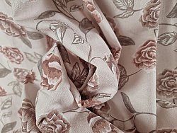 Nappe en coton - Wreath (rose)