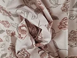 Nappe en coton Wreath (rose)