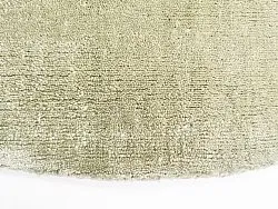 Tapis rond - PET recyclé avec aspect viscose (vert menthe)