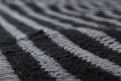 Tapis en patchwork - Eila (gris/gris foncé)