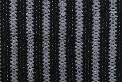 Tapis en patchwork - Eila (gris/gris foncé)