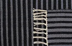 Tapis en patchwork - Eila (gris/gris foncé)