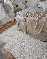 Tapis moelleux - Evora (blanc cassé)