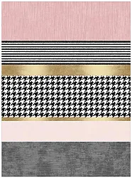 Tapis Wilton - Esme (rose/multicolore)