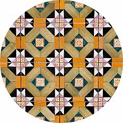 Tapis rond - Bastia (multicolore)
